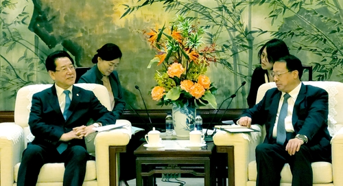 韩全罗南道知事访问上海推销旅游