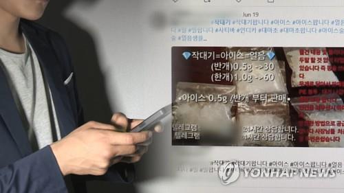 韩去年网络平台涉毒流通信息剧增至2.6万条