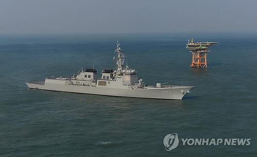 韩美反潜和海上射击联演今在韩东部海域启动