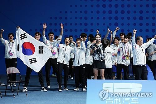 详讯：亚运羽毛球女子团体韩国夺金
