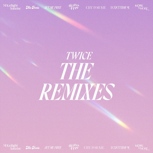 TWICE数字混音专辑《THE REMIXES》封面 JYP娱乐供图（图片严禁转载复制）