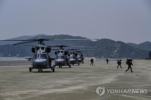 韩军实施西北岛屿防御联演 前线外科团队参加