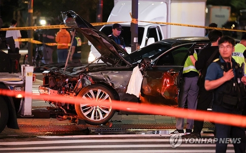 首尔市中心重大交通事故肇事者被立案