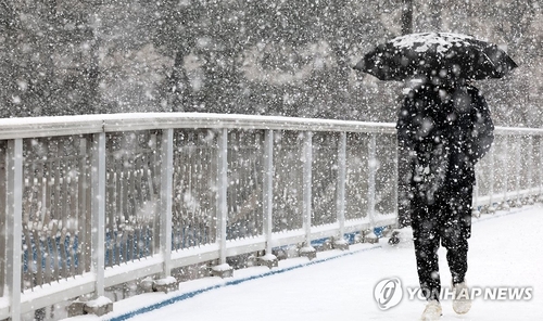 韩国全境明起将迎大雪天气