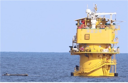 韩议员：黄海中国构造物首次发现人员活动