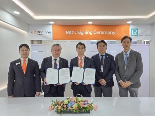 Hanwha Ocean teams up with Lloyd's Register for naval vessel certification services