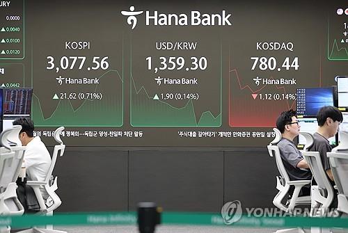 Seoul shares up late Mon. morning on tech gains
