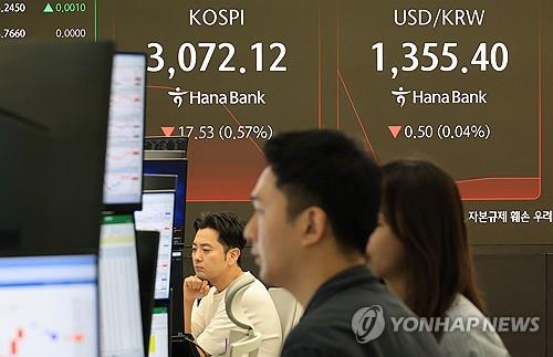 Seoul shares fall on profit taking amid tariff woes