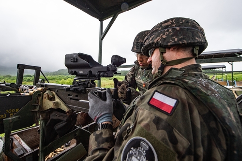 Troops from 6 countries take part in K9 howitzer, K2 tank training in S. Korea