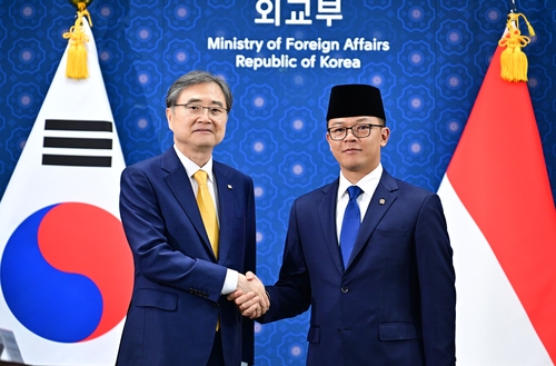 S. Korean, Indonesian FMs discuss cooperation on defense, food security
