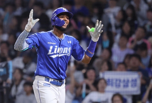 Lions slugger Diaz breaks RBI record by foreign player in KBO