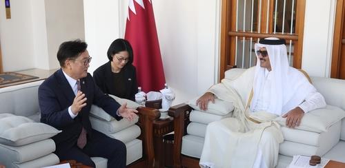 Nat'l Assembly speaker discusses bilateral ties with Qatari emir
