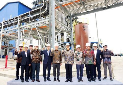 GS Caltex opens palm oil refinery in Indonesia