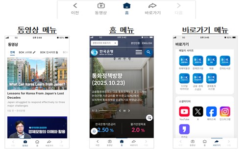 BOK launches mobile app for easy access to statistics, reports