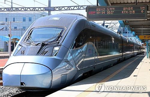 Hyundai Rotem holds ceremony for early shipment of high-speed trains to Uzbekistan