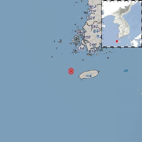 Minor earthquake hits waters off Jeju Island but no damage