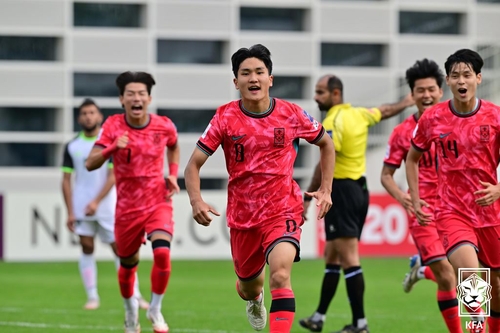 이창원호 U-20 축구대표팀, 아시안컵 첫판서 시리아에 2-1 승리