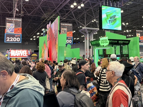 NYCC Korean webtoon booth