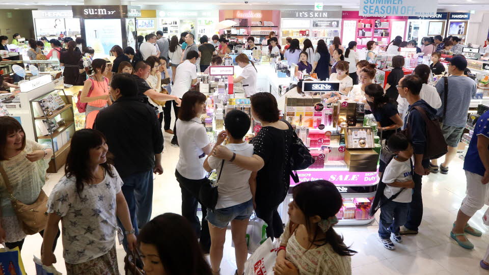 今年韩国免税店销售额有望增长14.4%