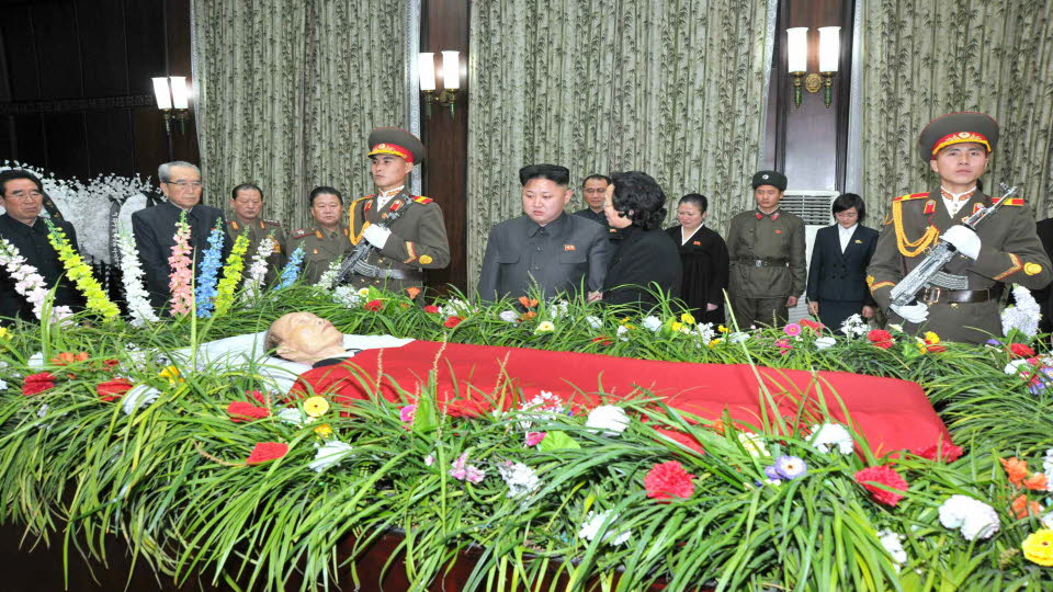 朝鲜为劳动党检阅委员长金国泰举行国葬