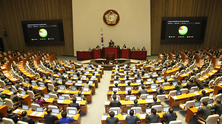 韩国会表决通过韩中自贸协定批准案
