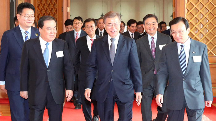 韩总统特使今赴美日 新政府“四强外交”启动