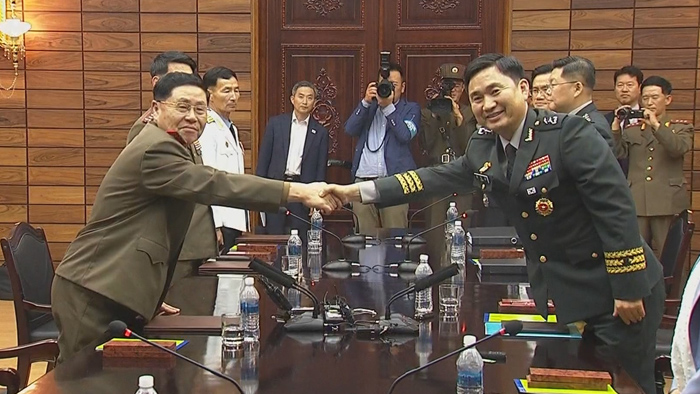 韩朝商定31日举行将军级军事会谈