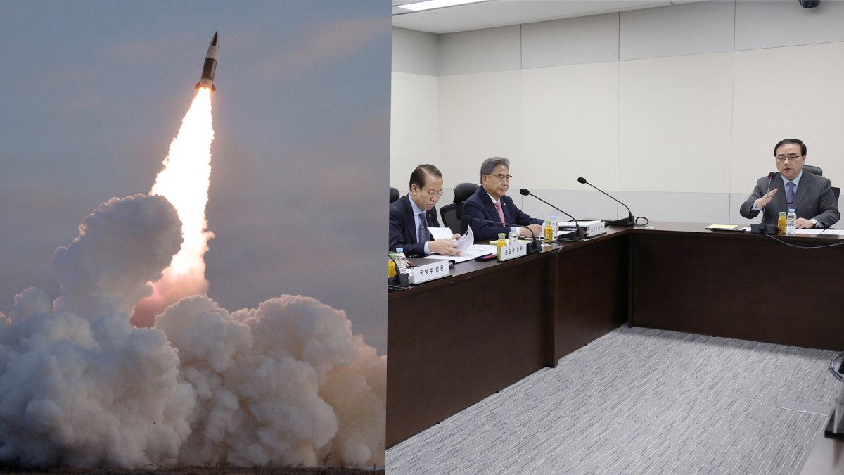 韩国安室紧急开会讨论朝鲜射弹应对方案
