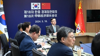 第18次韩中经济部长会议在线召开