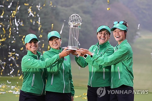 (LEAD) Australia beats U.S. for LPGA match-play title in S. Korea
