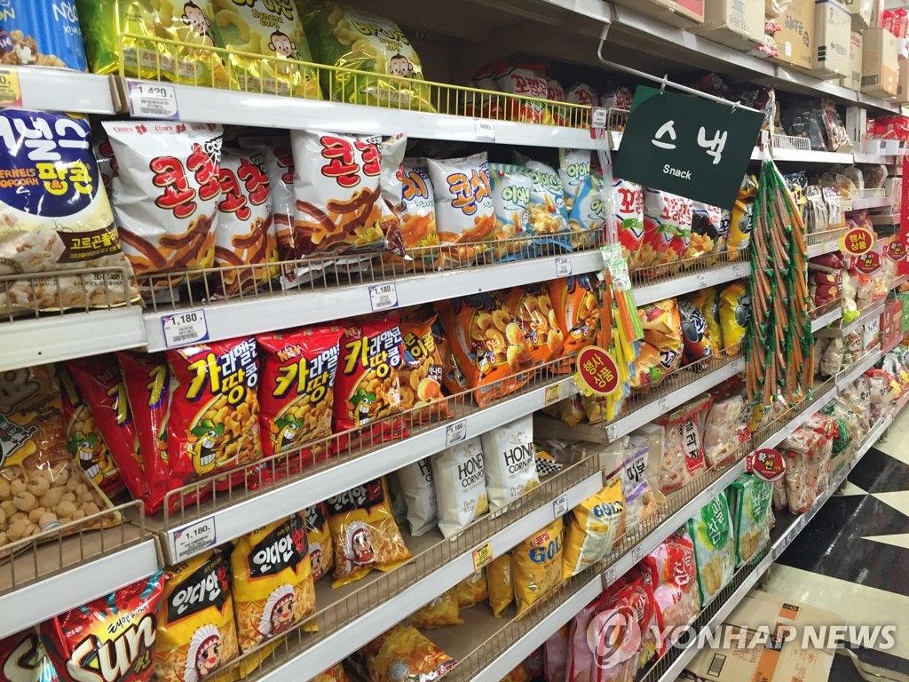 统计：2021年韩国零食出口近4.7亿美元创纪录