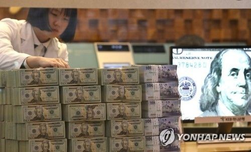 韩4月外储4493亿美元环比减85.1亿美元