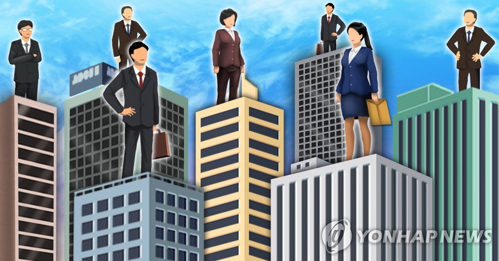 统计：韩首季各大企业高管人数同比增4.5%