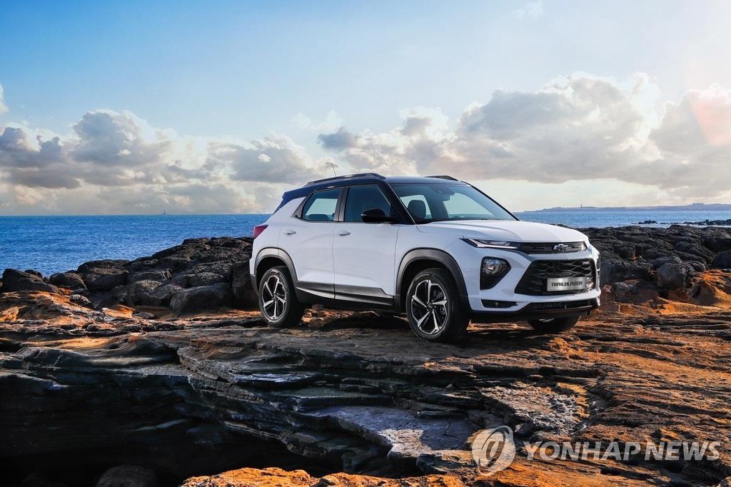 雪佛兰先驱者（TrailBlazer） 韩联社/韩国通用供图（图片严禁转载复制） 