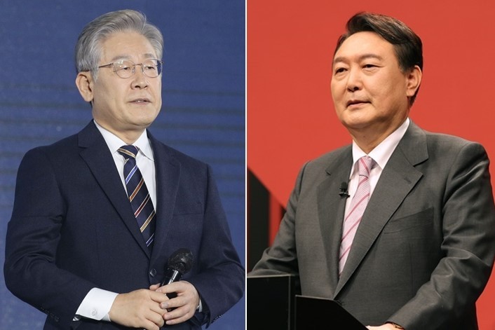 民调：韩总统人选民望尹锡悦34%李在明33%