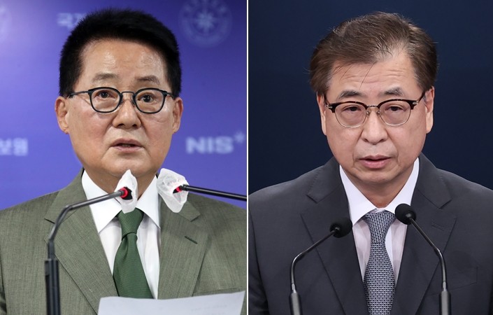 资料图片：朴智元（左）和徐薰 韩联社