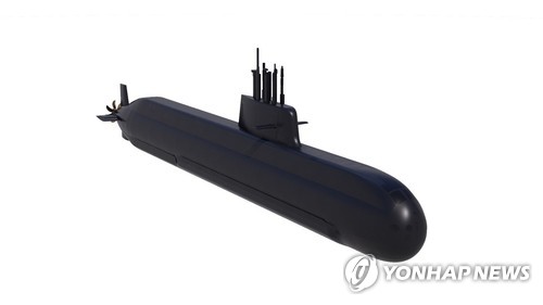 韩产第二艘3600吨级潜艇铺设龙骨