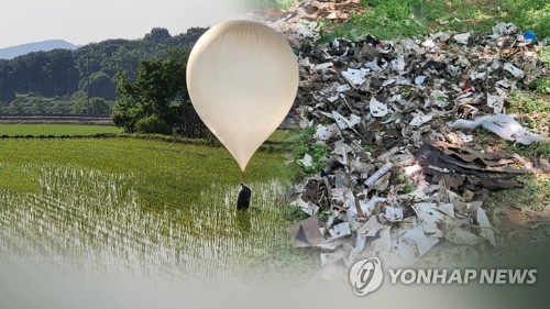 韩公民团体今晨对朝空飘20万张传单