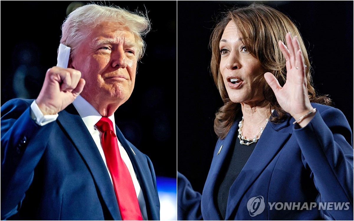 美대선 '해리스 vs 트럼프' 대결 확정…극명한 대조로 격전 예고