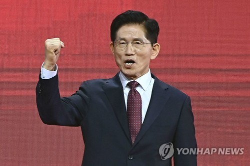 (2nd LD) Kim Moon-soo tapped presidential candidate for People Power Party
