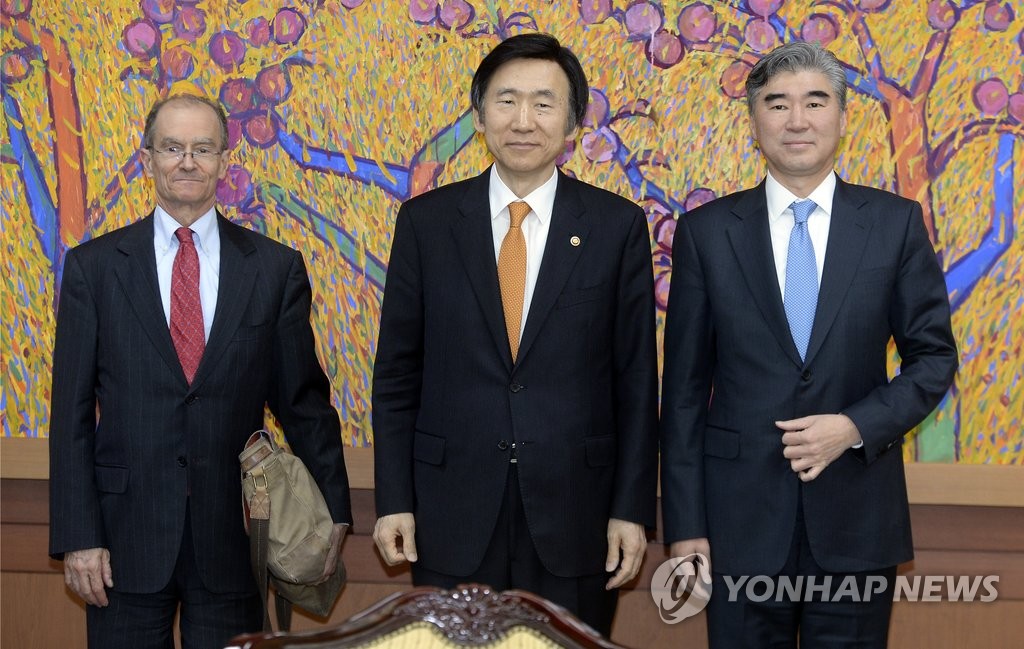 韩外长会见韩美对朝制裁高官会议美方代表
