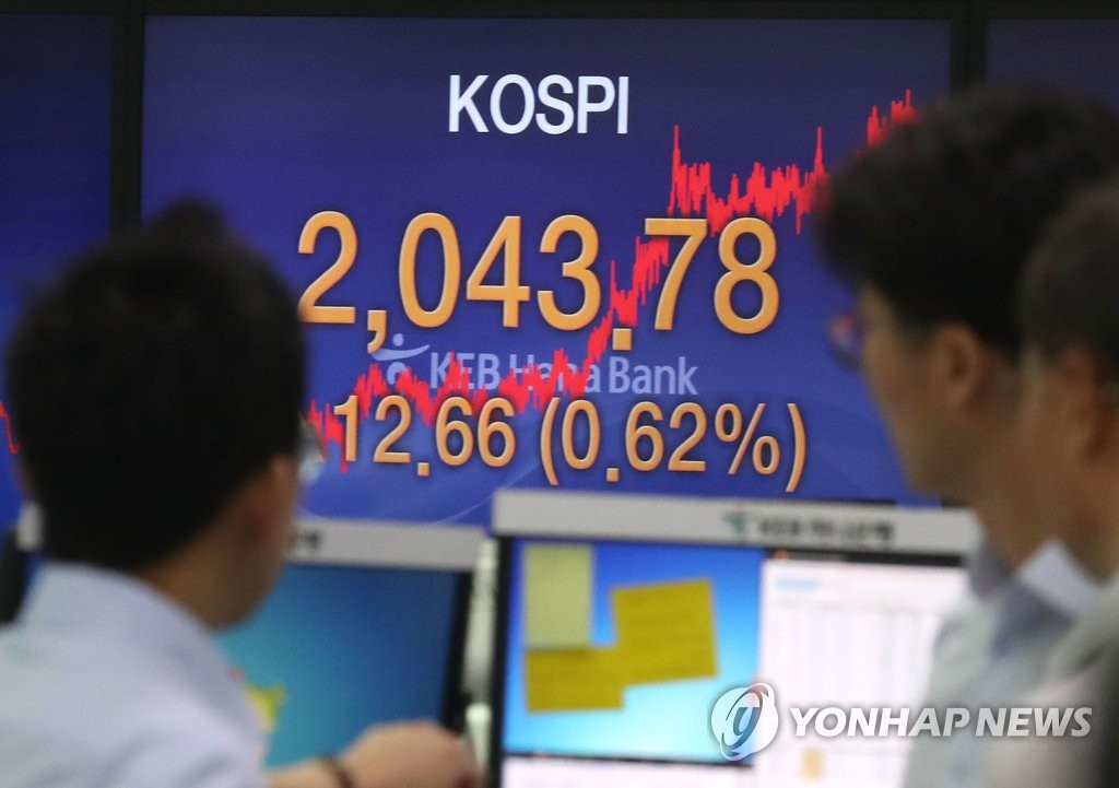 外资助推韩股上涨 KOSPI创下今年来新高