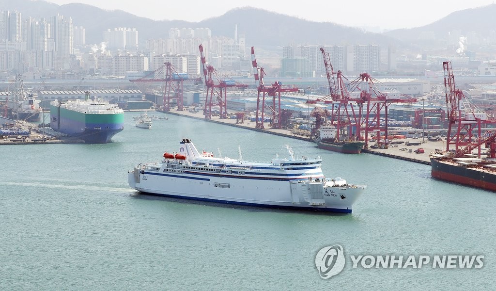 韩国仁川至中国轮渡客运量时隔8年再破百万