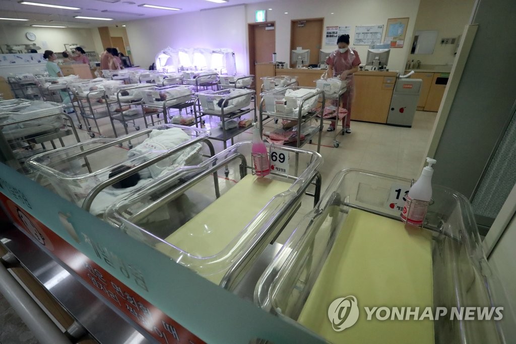 资料图片：新生婴儿 韩联社