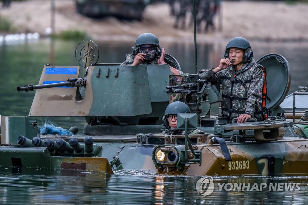韩军举行西北岛屿防御演习应对朝鲜突袭