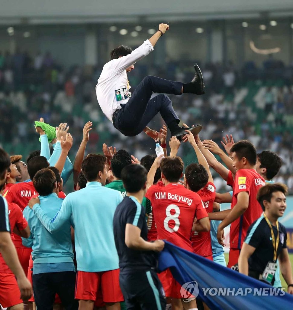 韩国足连续第9次晋级世界杯