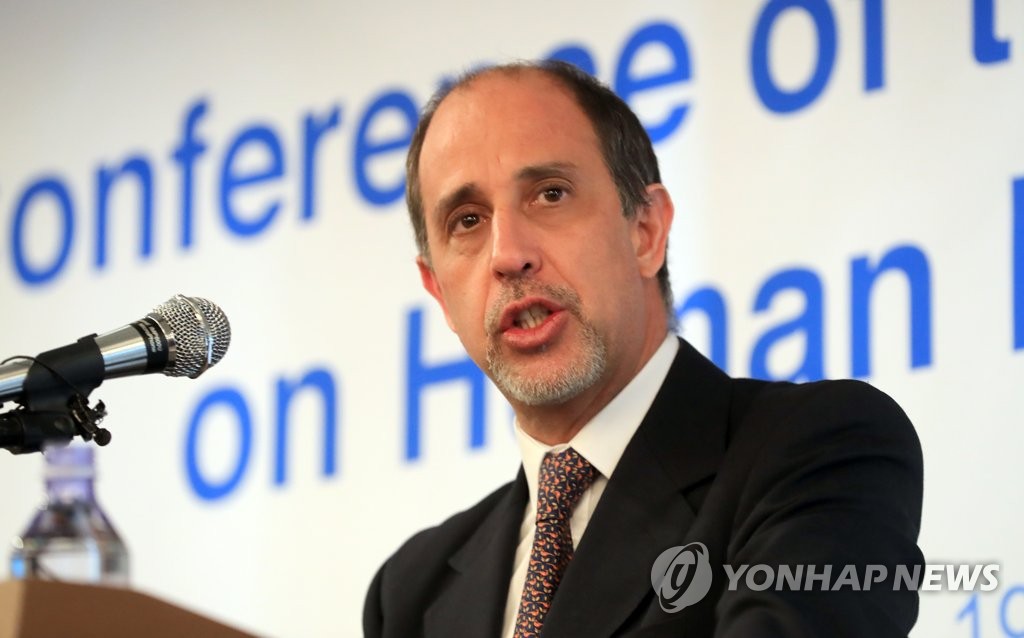 联合国朝鲜人权报告员开记者会