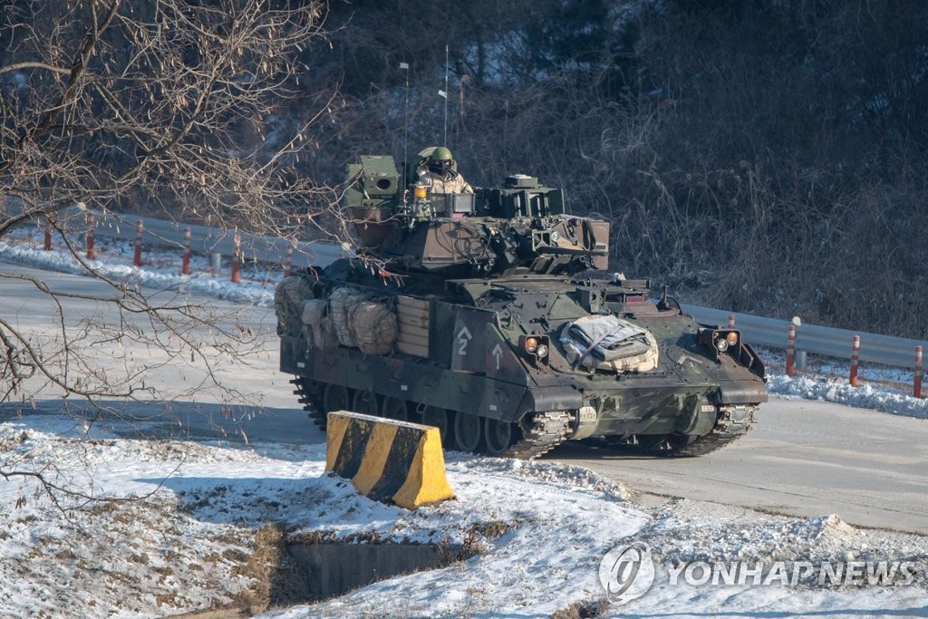 韩美两军演练销毁大规模杀伤性武器