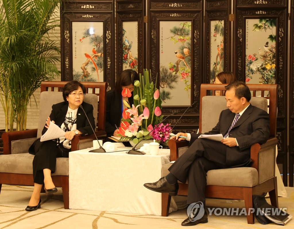 韩中环境部12月在韩首开局长级会议
