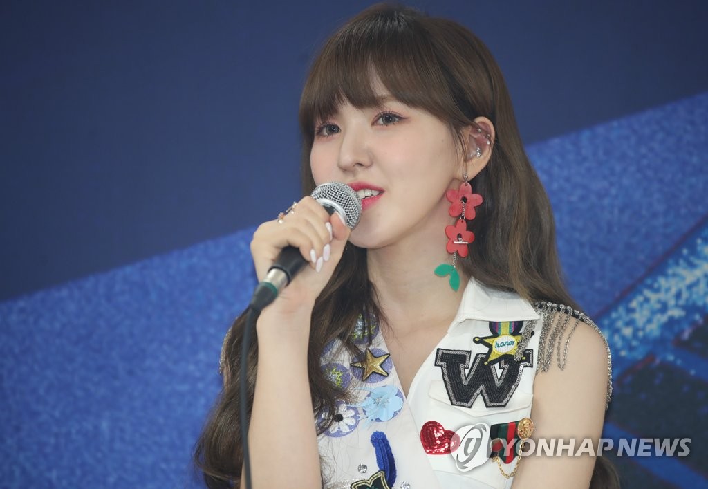 资料图片：Red Velvet成员Wendy 韩联社